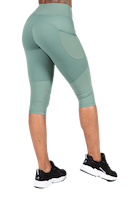 Monroe Cropped Leggings - Green