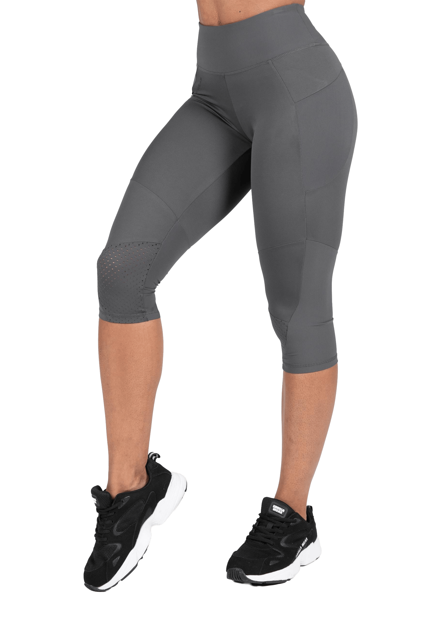 Monroe Cropped Leggings - Gray