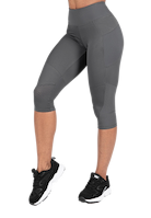 Monroe Cropped Leggings - Gray