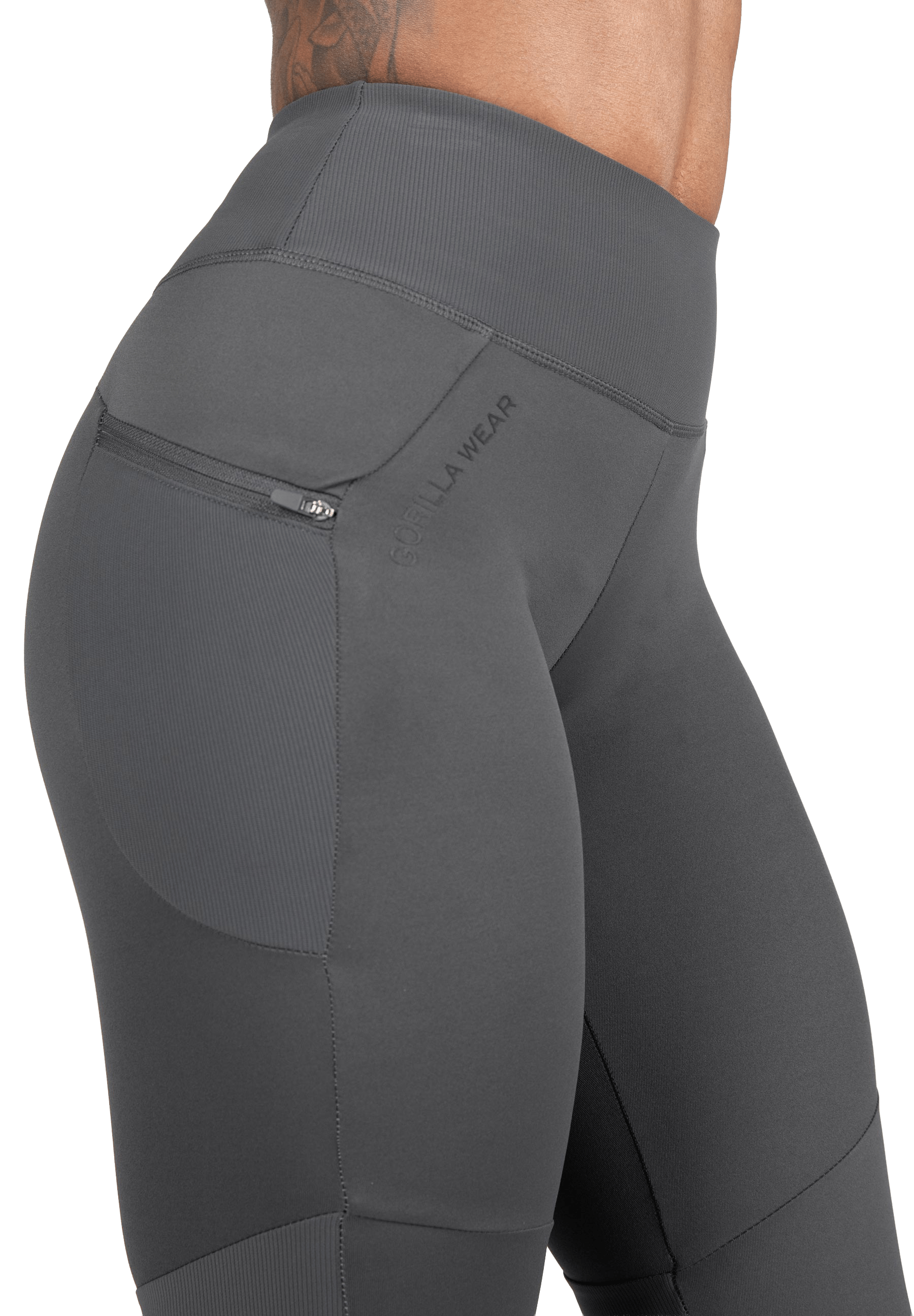 Monroe Cropped Leggings - Gray
