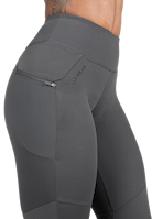 Monroe Cropped Leggings - Gray
