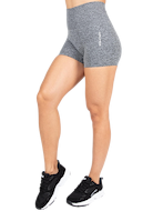 Quincy Seamless Shorts - Gray Melange