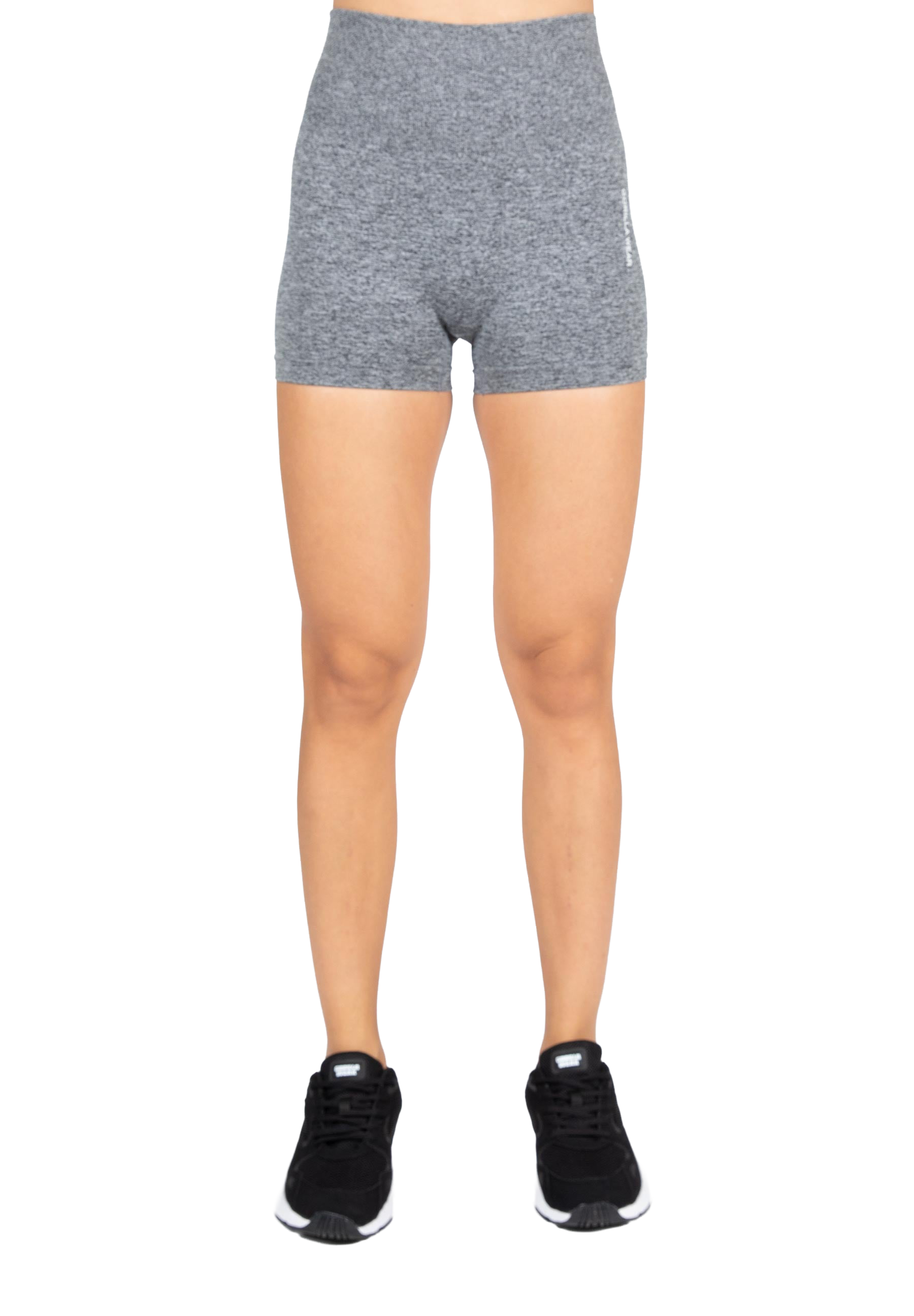 Quincy Seamless Shorts - Gray Melange