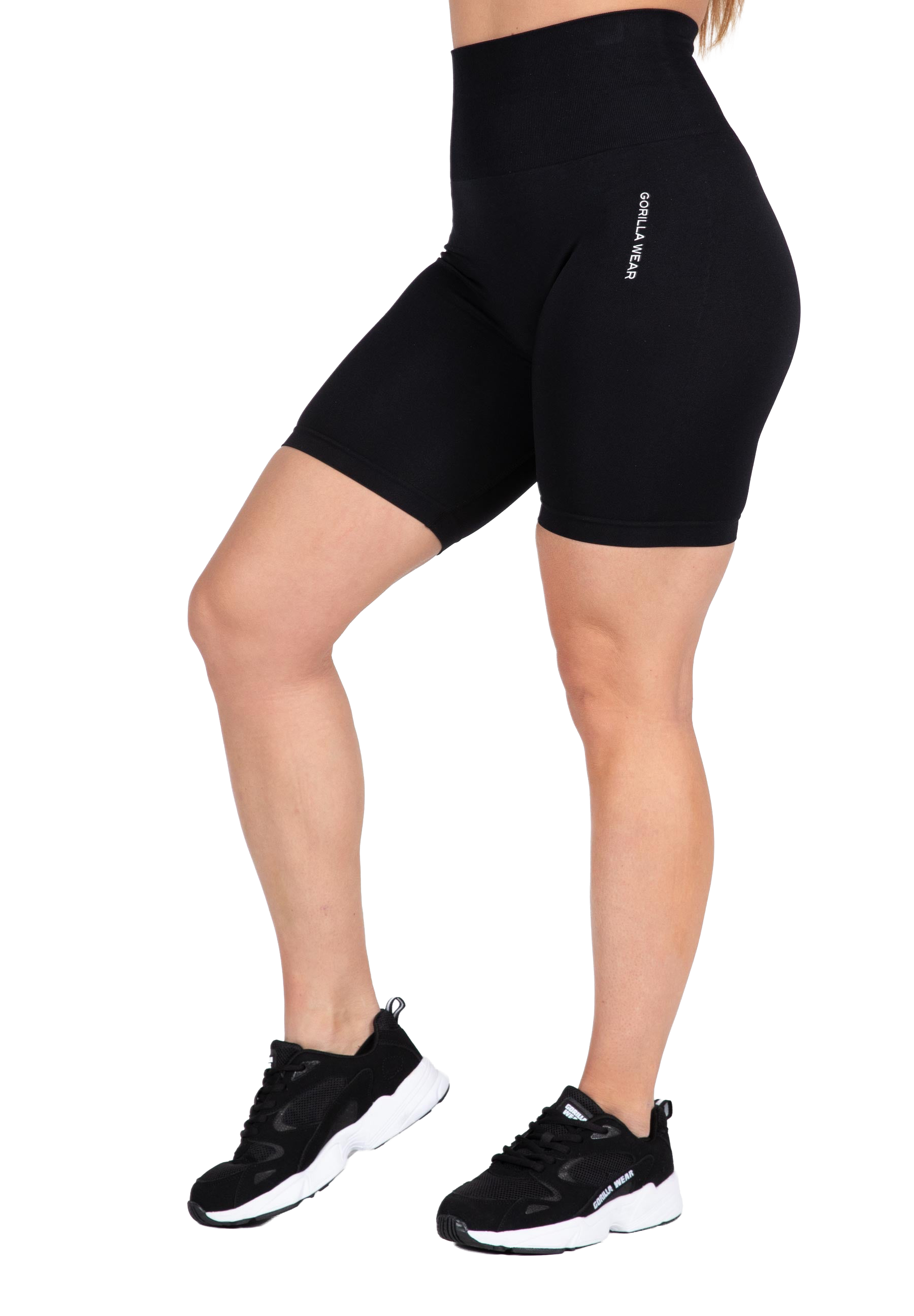 Quincy Seamless Cycling Shorts - Black
