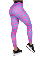 Colby Leggings - Blue/Pink