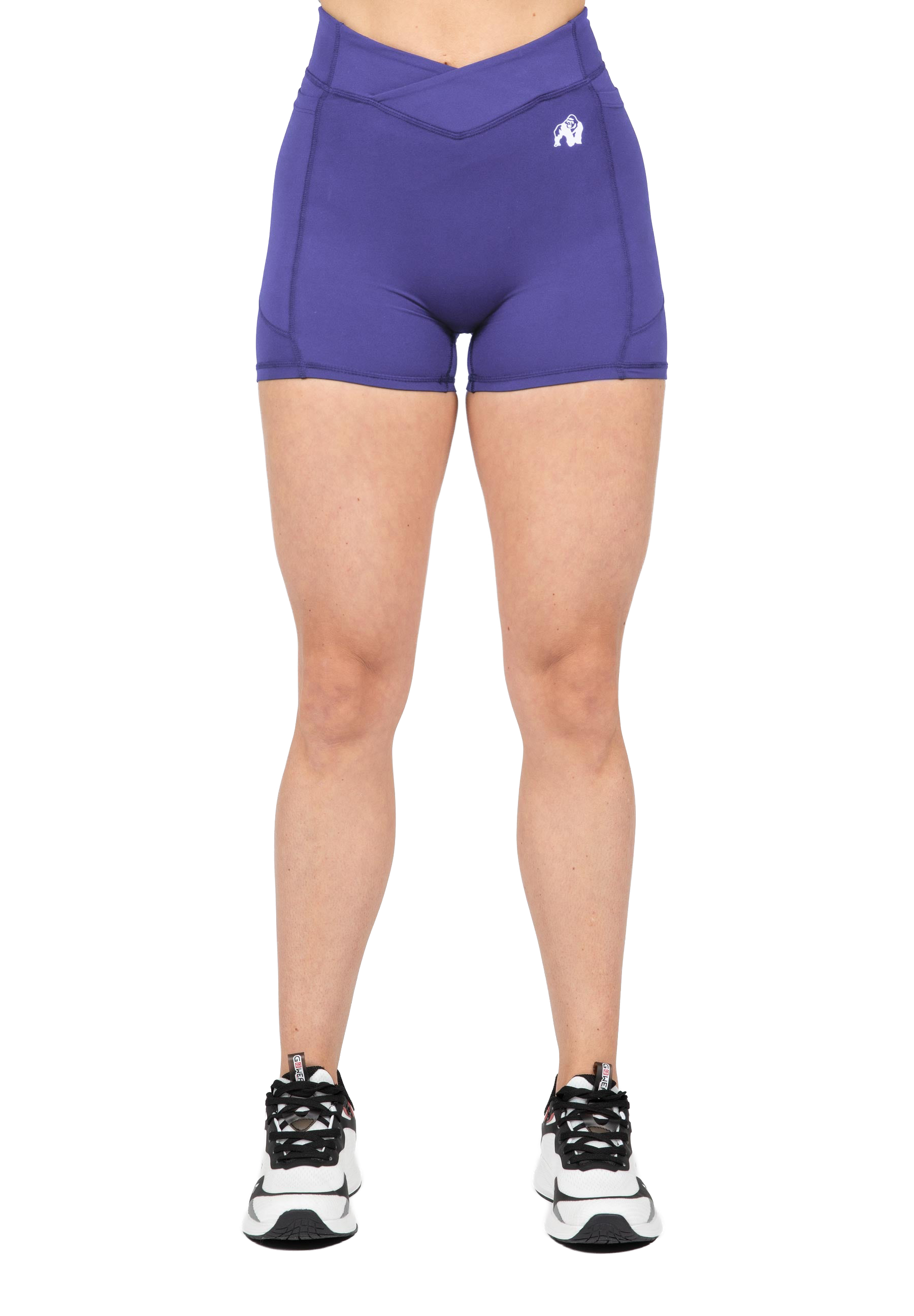 Willow Shorts - Navy/Purple