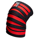 Knee Wraps - Black/Red