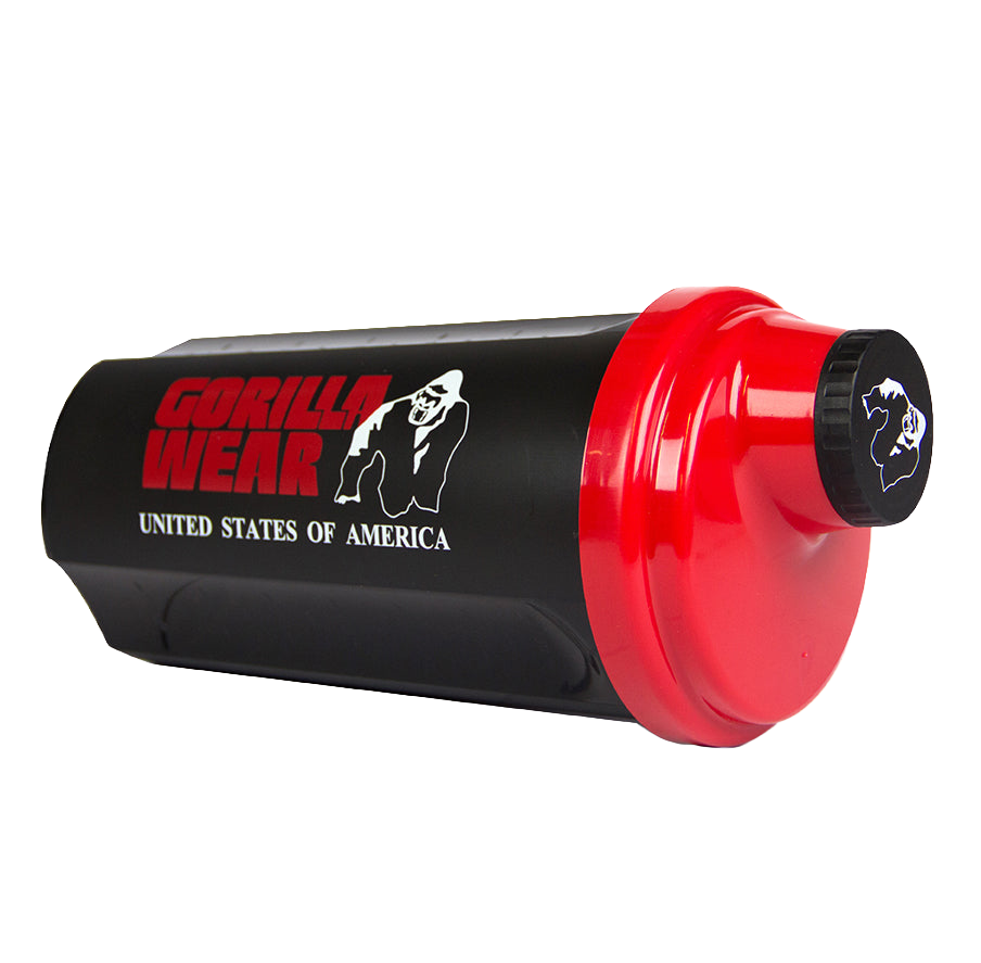 Gorilla Wear Shaker Shaker 23.7 oz - Black/Red