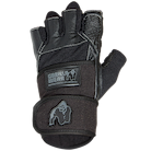 Dallas Wrist Wrap Gloves - Black
