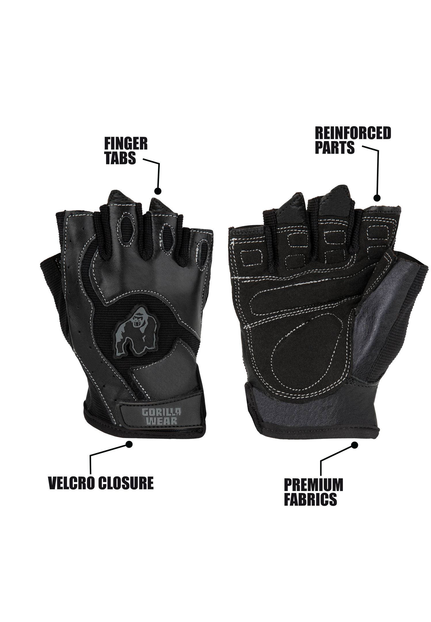 Mitchell Training Gloves - Black