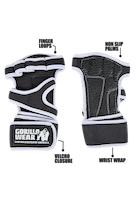 Yuma Workout Gloves - Black/White