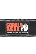 GW 4-inch Leather Lifting Belt - Black