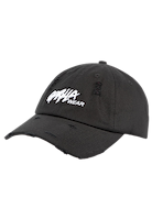 Galway Distressed Cap - Black