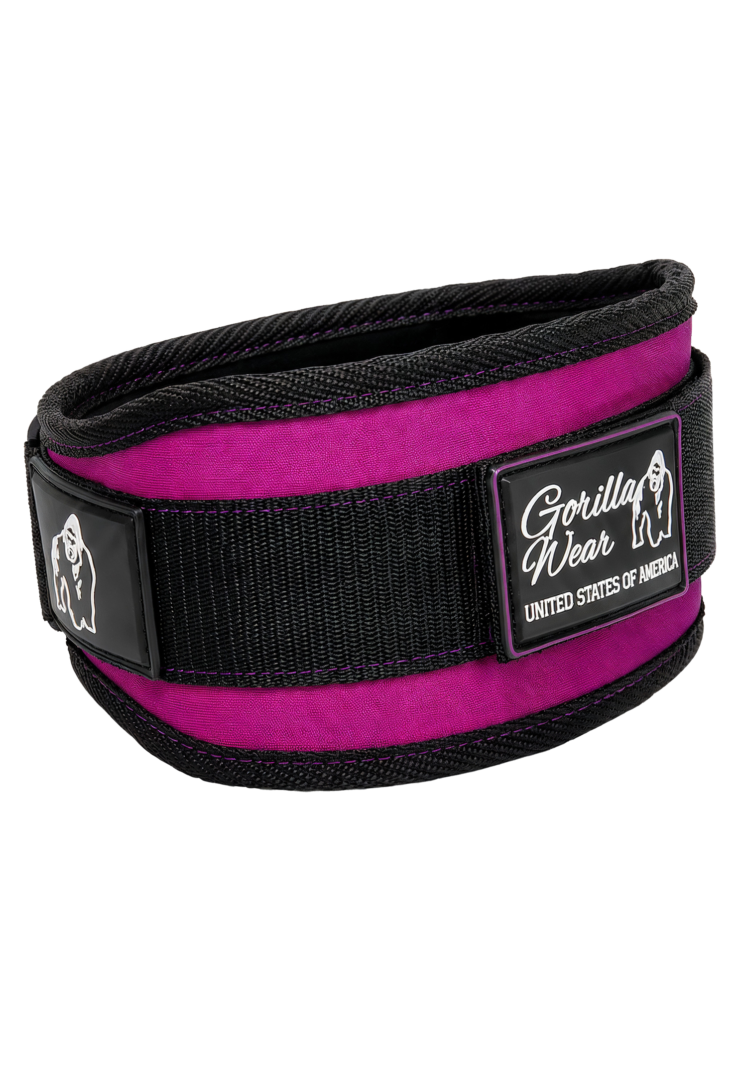 Gorilla Wear 4 Inch Women's Lifting Belt - Black/Purple