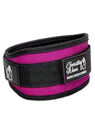 Gorilla Wear 4 Inch Women's Lifting Belt - Black/Purple