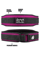 Gorilla Wear 4 Inch Women's Lifting Belt - Black/Purple