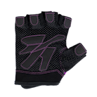 Women's Fitness Gloves - Black/Purple