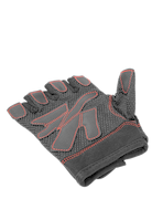 Women's Fitness Gloves - Black/Red Stitched
