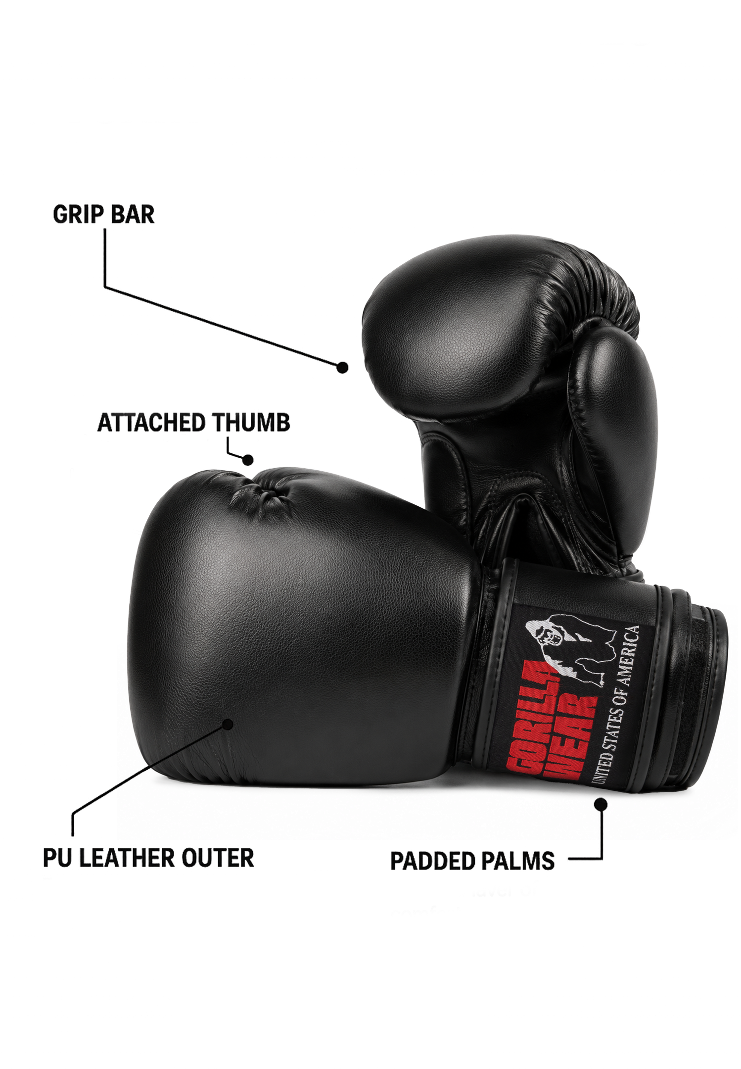Mosby Boxing Gloves - Black