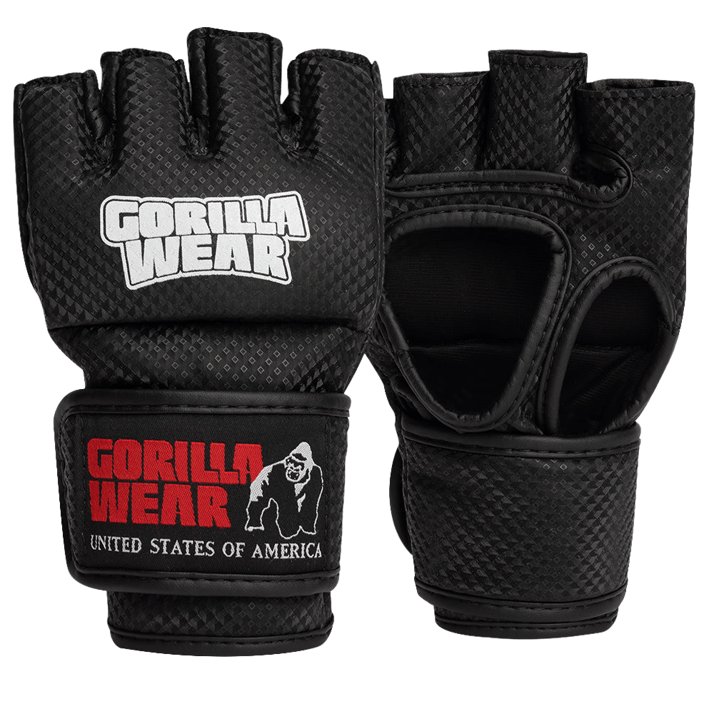 Berea MMA Gloves (Without Thumb) - Black/White