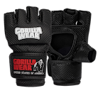 Manton MMA Gloves (With Thumb) - Black/White
