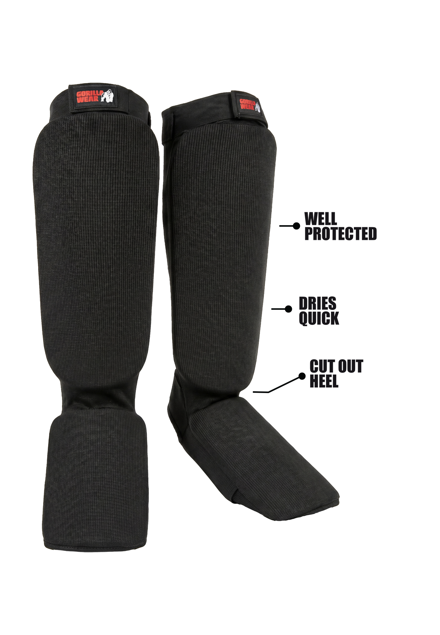 Jefferson Shin Guards - Black