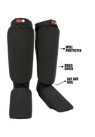 Jefferson Shin Guards - Black