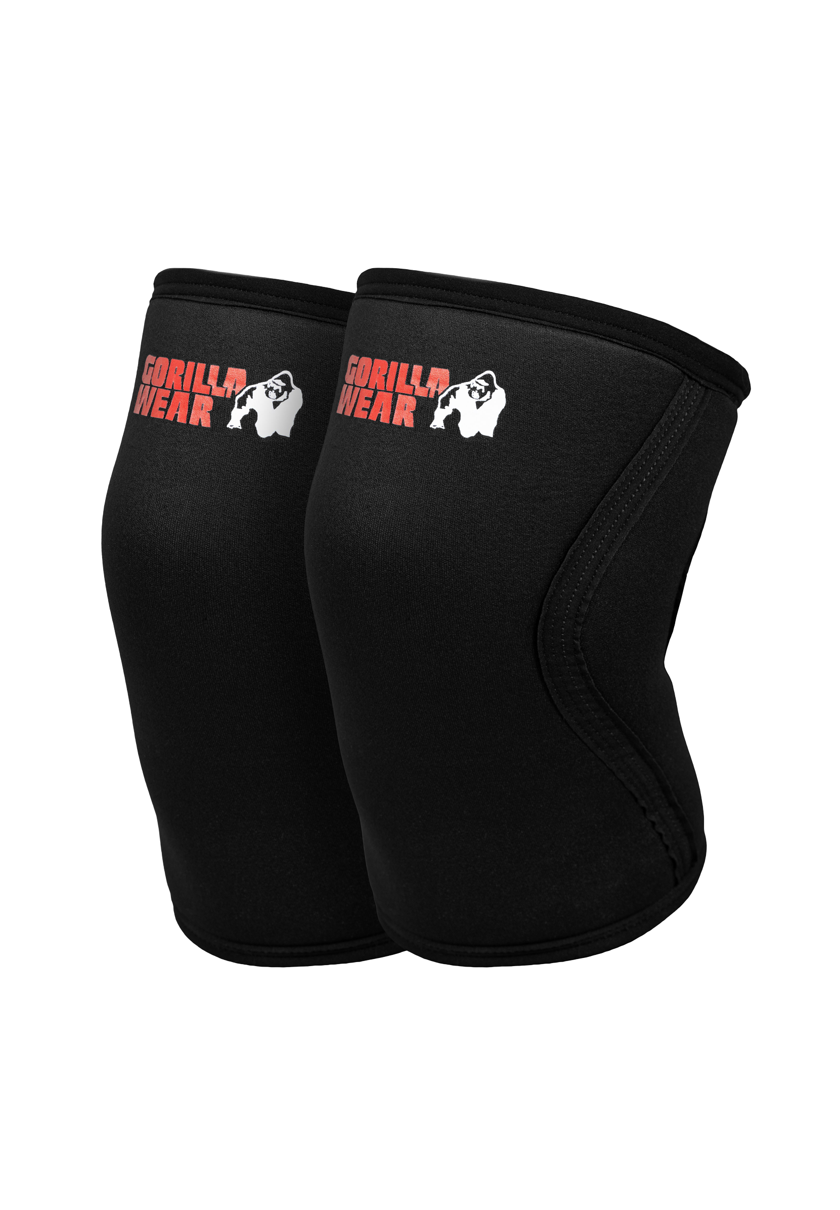 Gorilla Wear 7MM Premium Knee Sleeves Sleeves Black