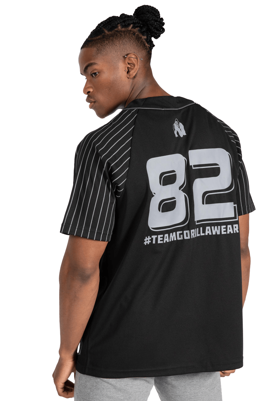 Gorilla Wear 82 Baseball Jersey T-Shirt & Tops Black