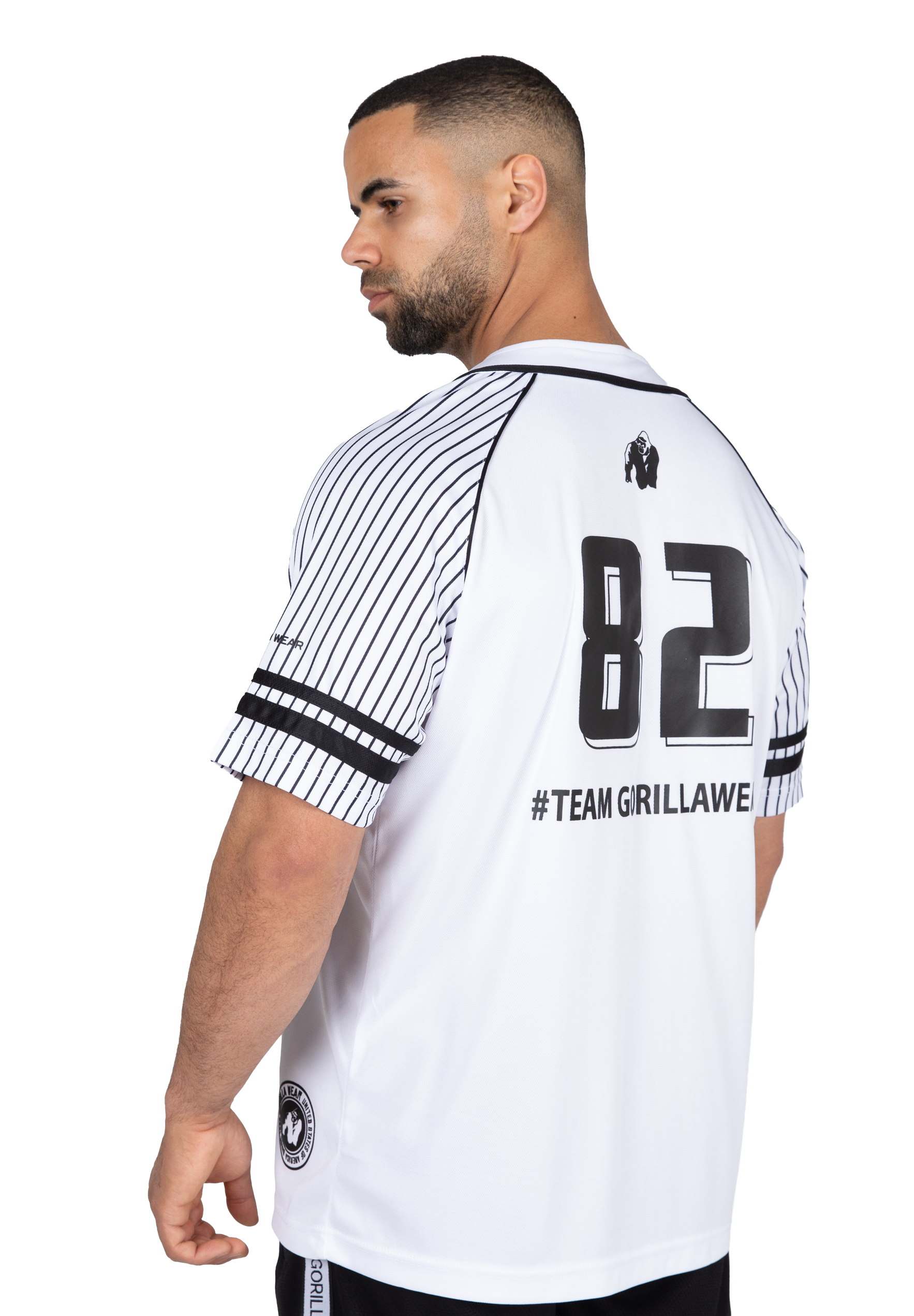 Gorilla Wear 82 Baseball Jersey T-Shirt & Tops White