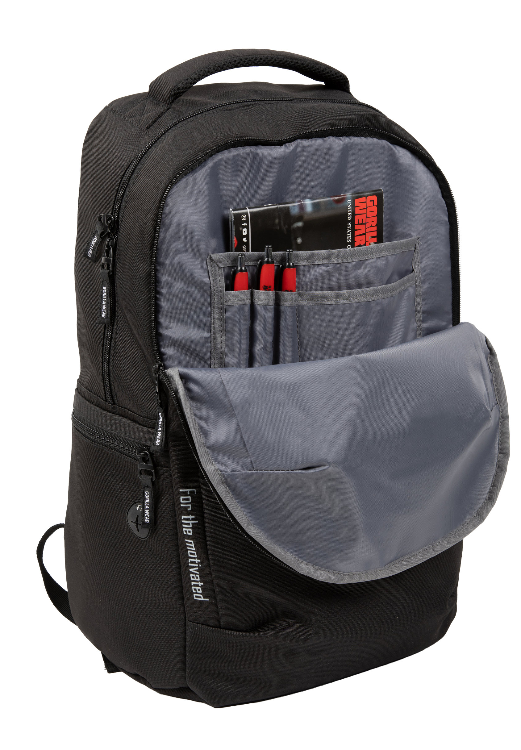 Gorilla Wear Akron Backpack Gym Bags & Backpacks Black