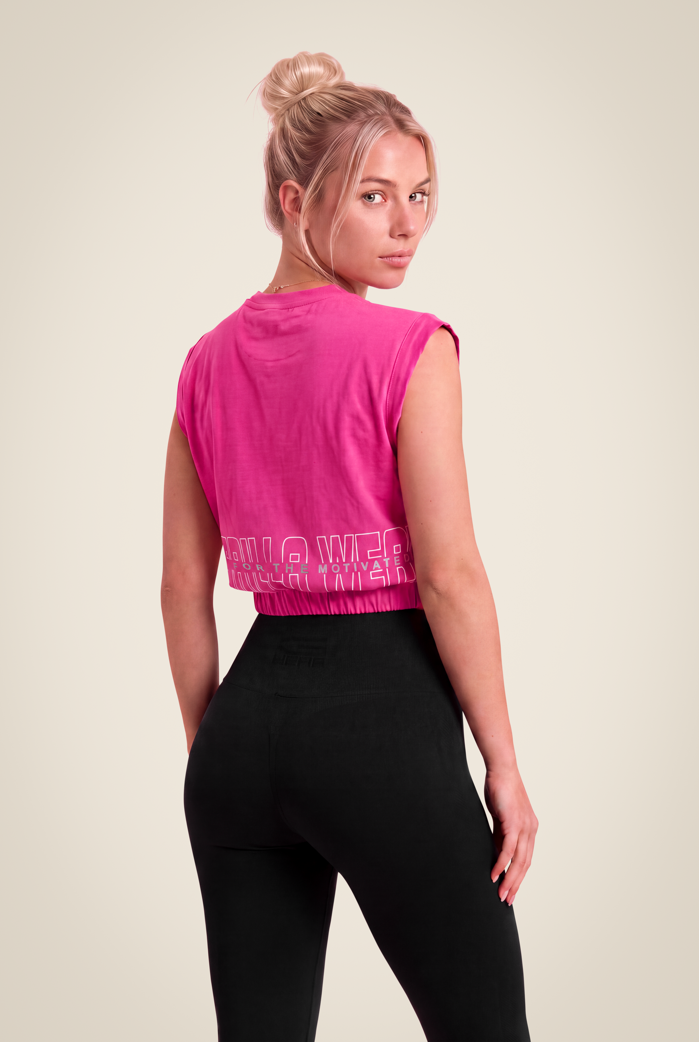 Gorilla Wear Albion Oversized Crop Top T-Shirt & Tops Pink