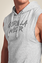 Gorilla Wear Asheville Raw Sleeveless Hoodie Hoodie & Sweatshirt Gray