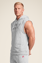 Gorilla Wear Asheville Raw Sleeveless Hoodie Hoodie & Sweatshirt Gray