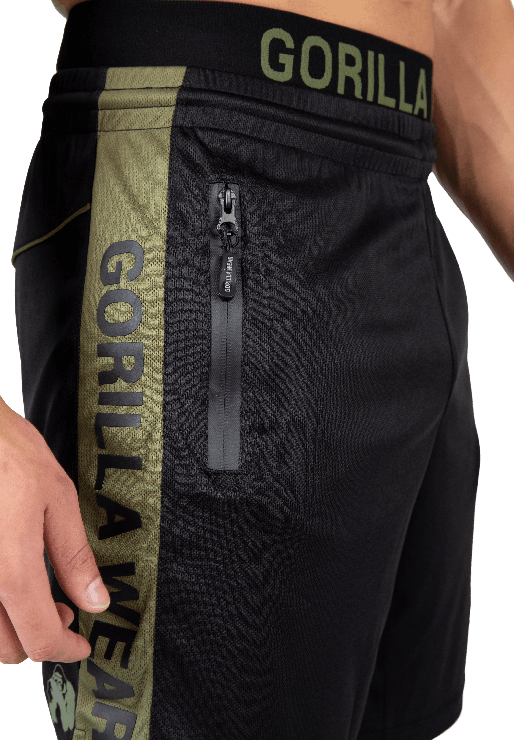 Gorilla Wear Atlanta Shorts Shorts Black/Green