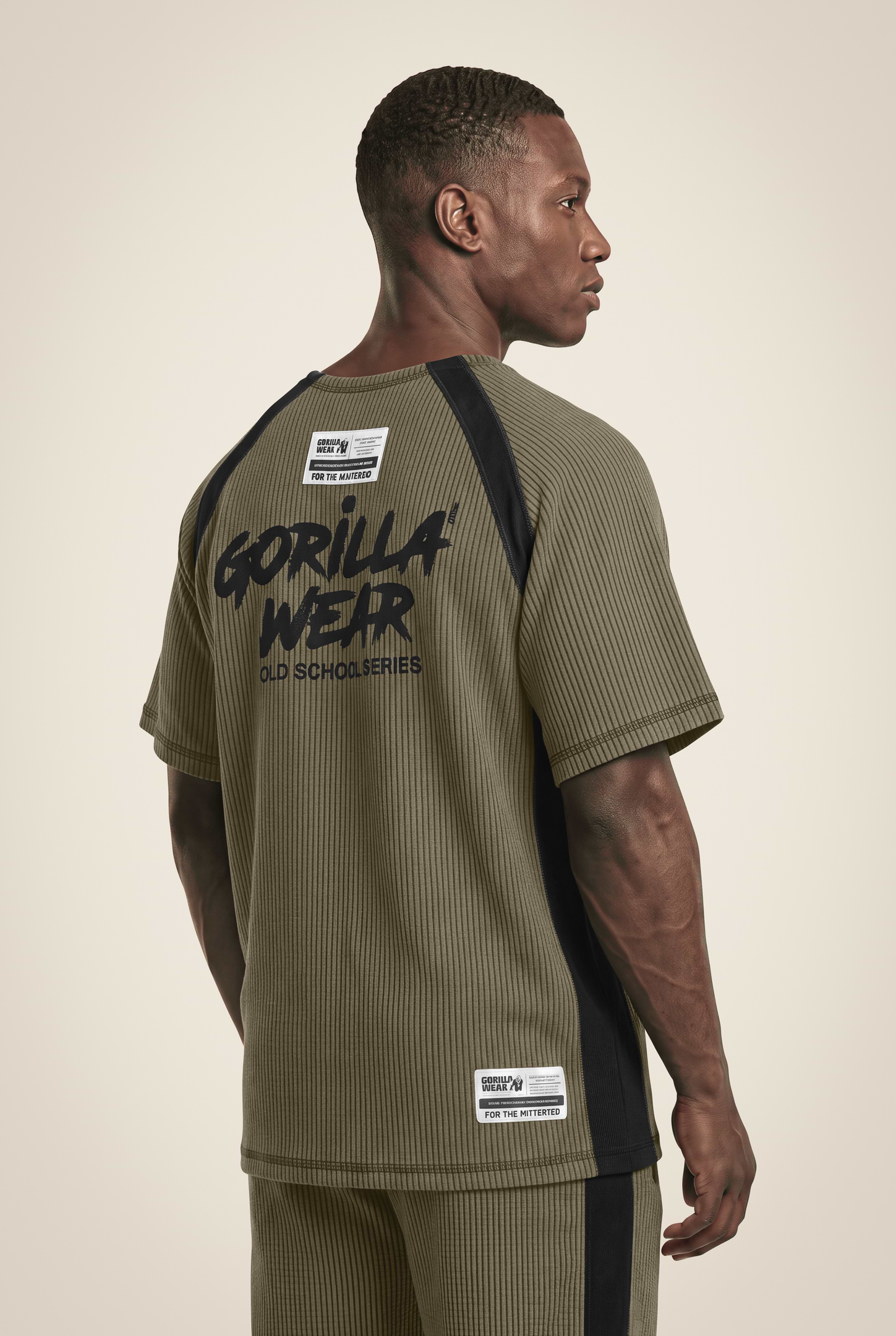 Gorilla Wear Augustine Old School Workout Top T-Shirt & Tops Army Green