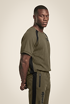 Gorilla Wear Augustine Old School Workout Top T-Shirt & Tops Army Green