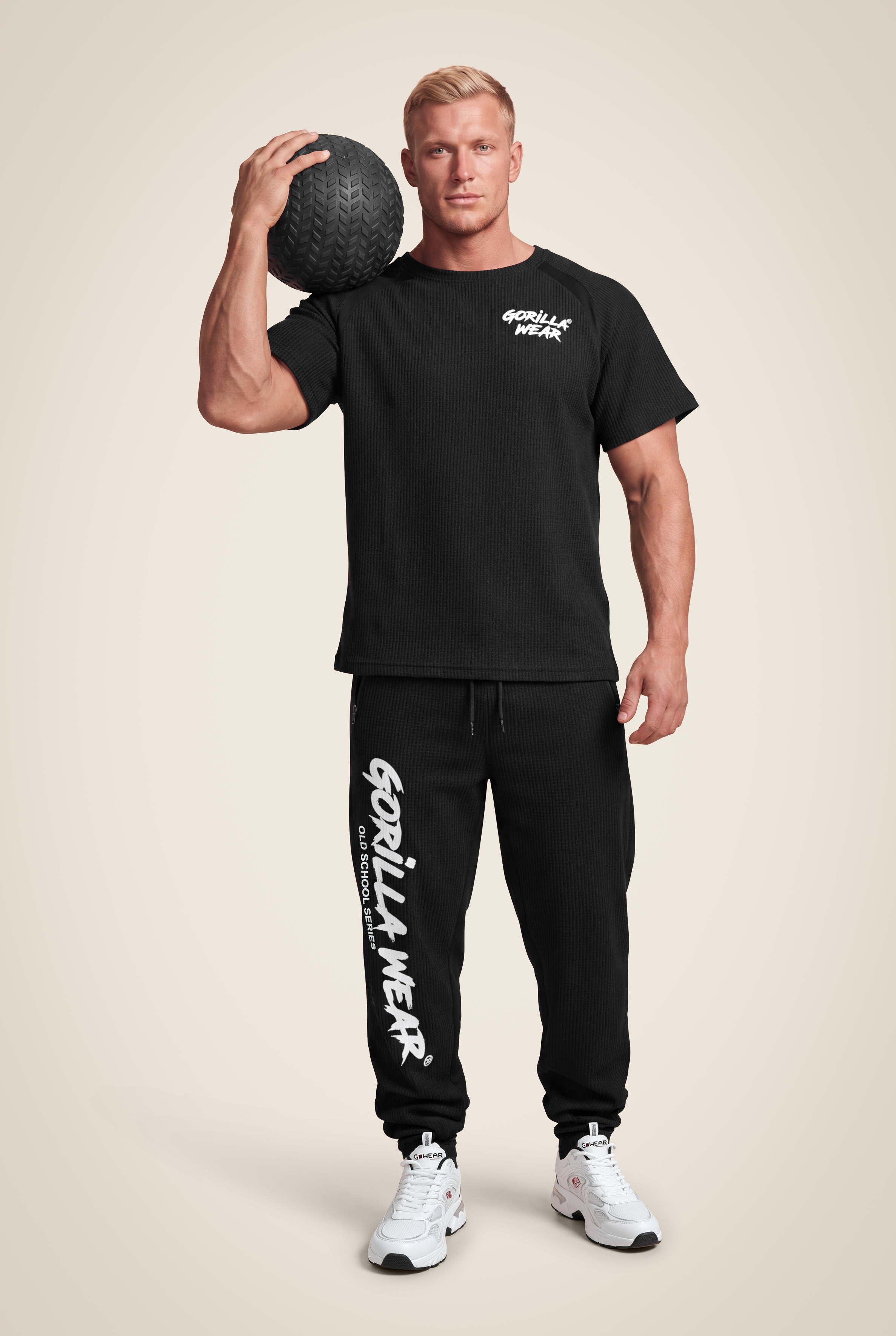 Gorilla Wear Augustine Old School Workout Top T-Shirt & Tops Black