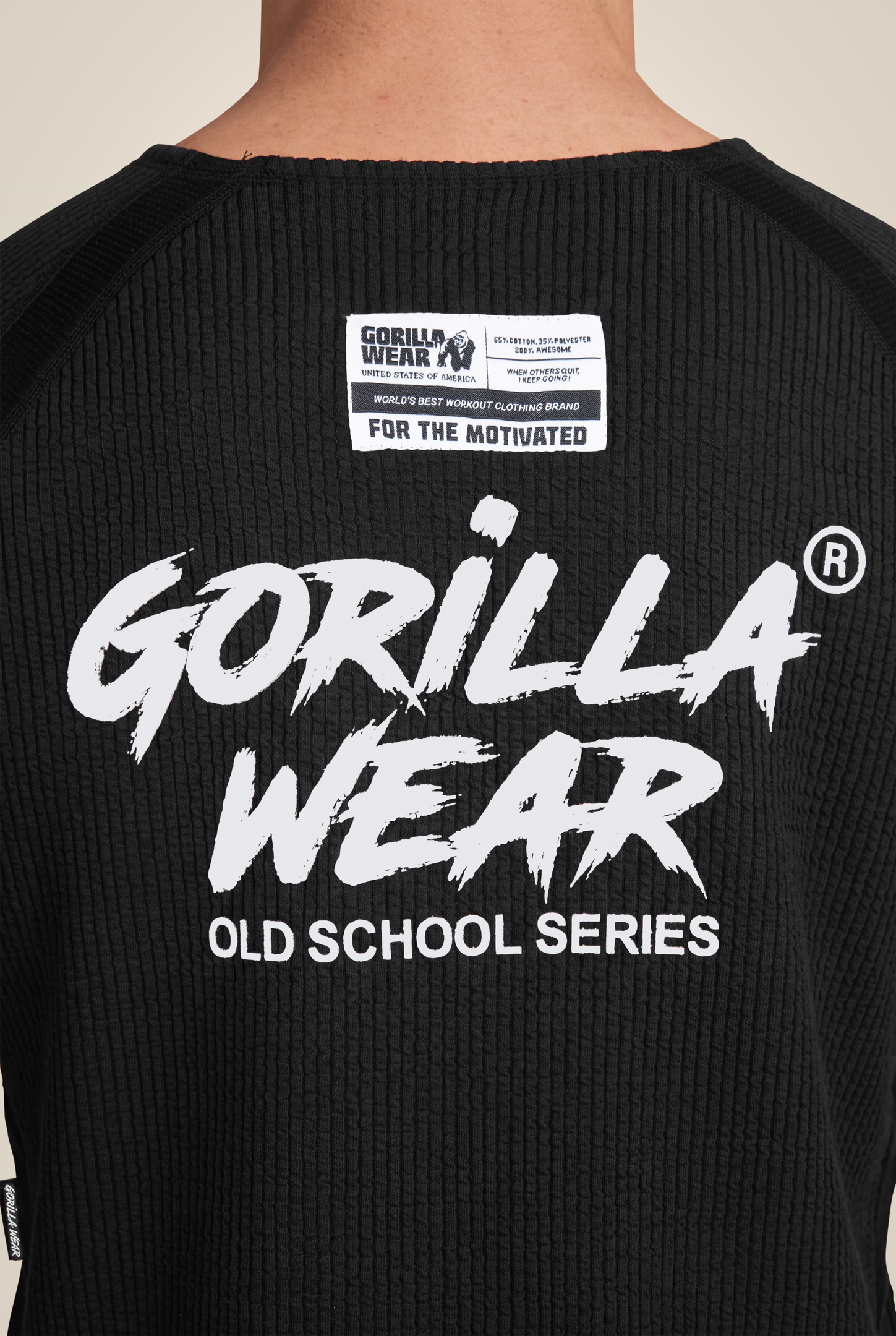 Gorilla Wear Augustine Old School Workout Top T-Shirt & Tops Black