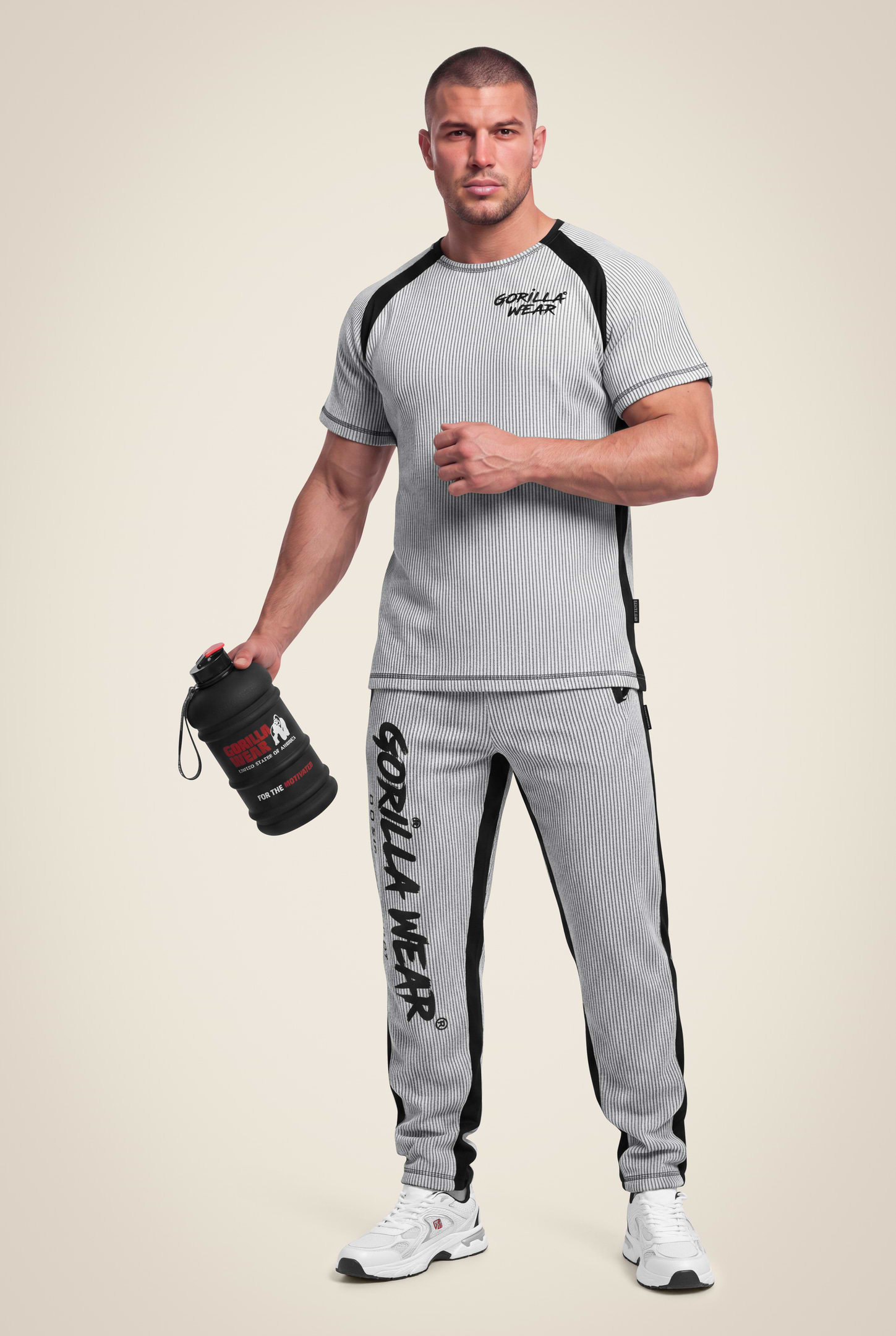 Gorilla Wear Augustine Old School Workout Top T-Shirt & Tops Gray
