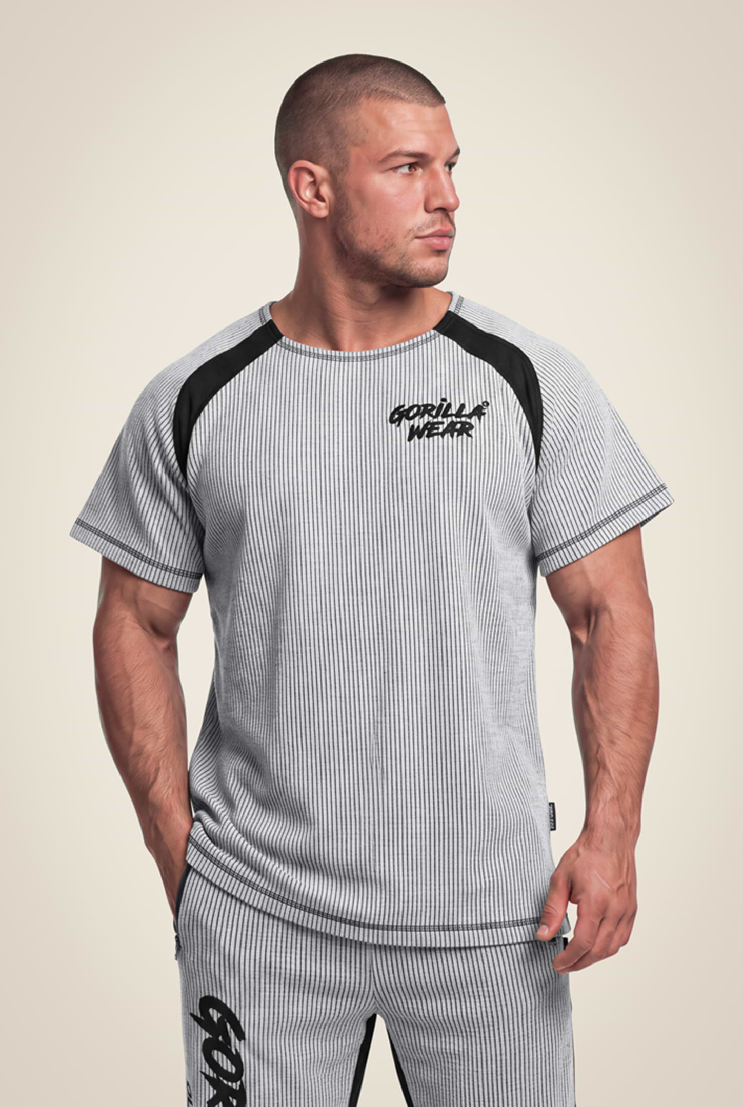 Gorilla Wear Augustine Old School Workout Top T-Shirt & Tops Gray