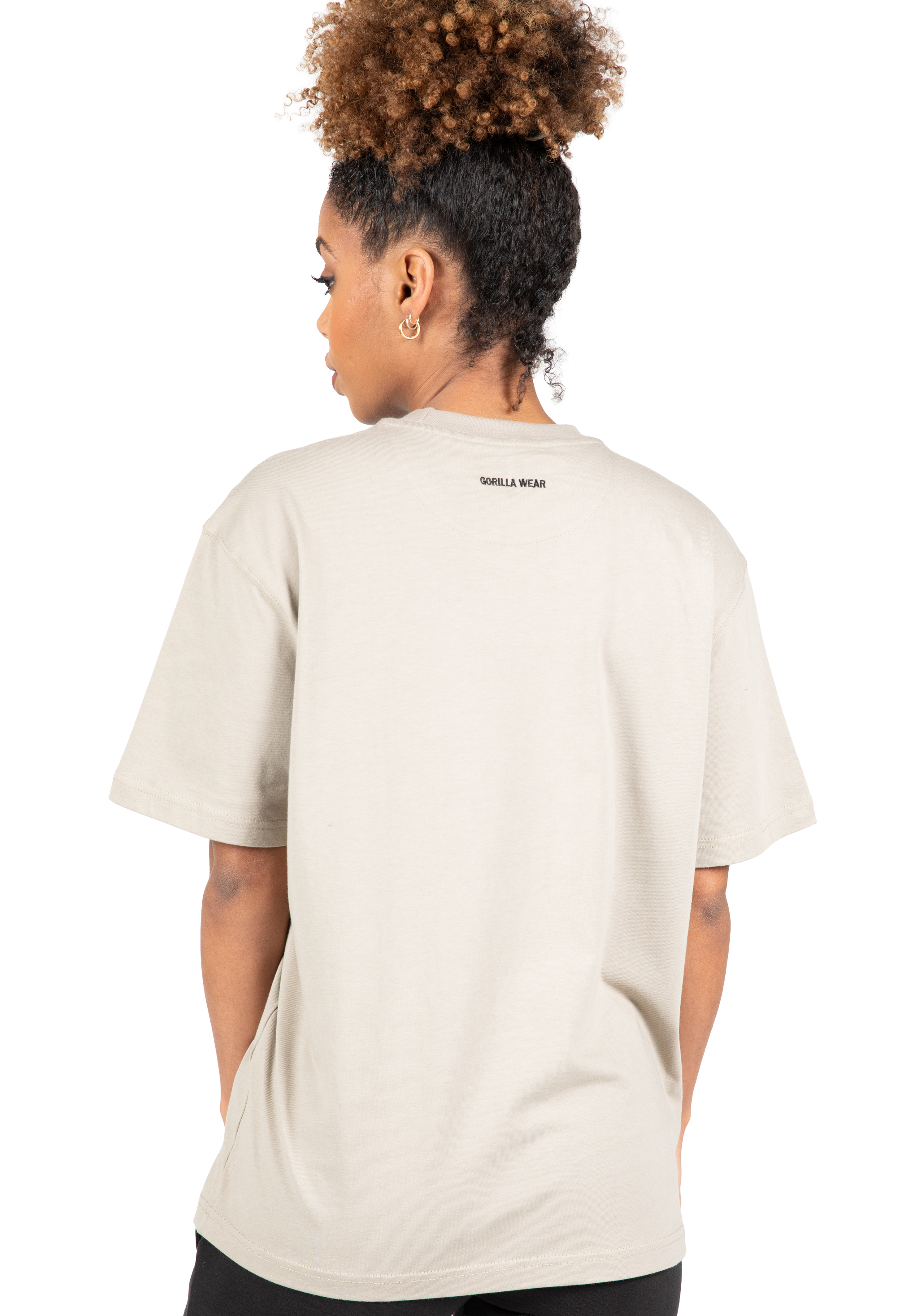 Gorilla Wear Bixby Oversized T-Shirt T-Shirt & Tops Beige