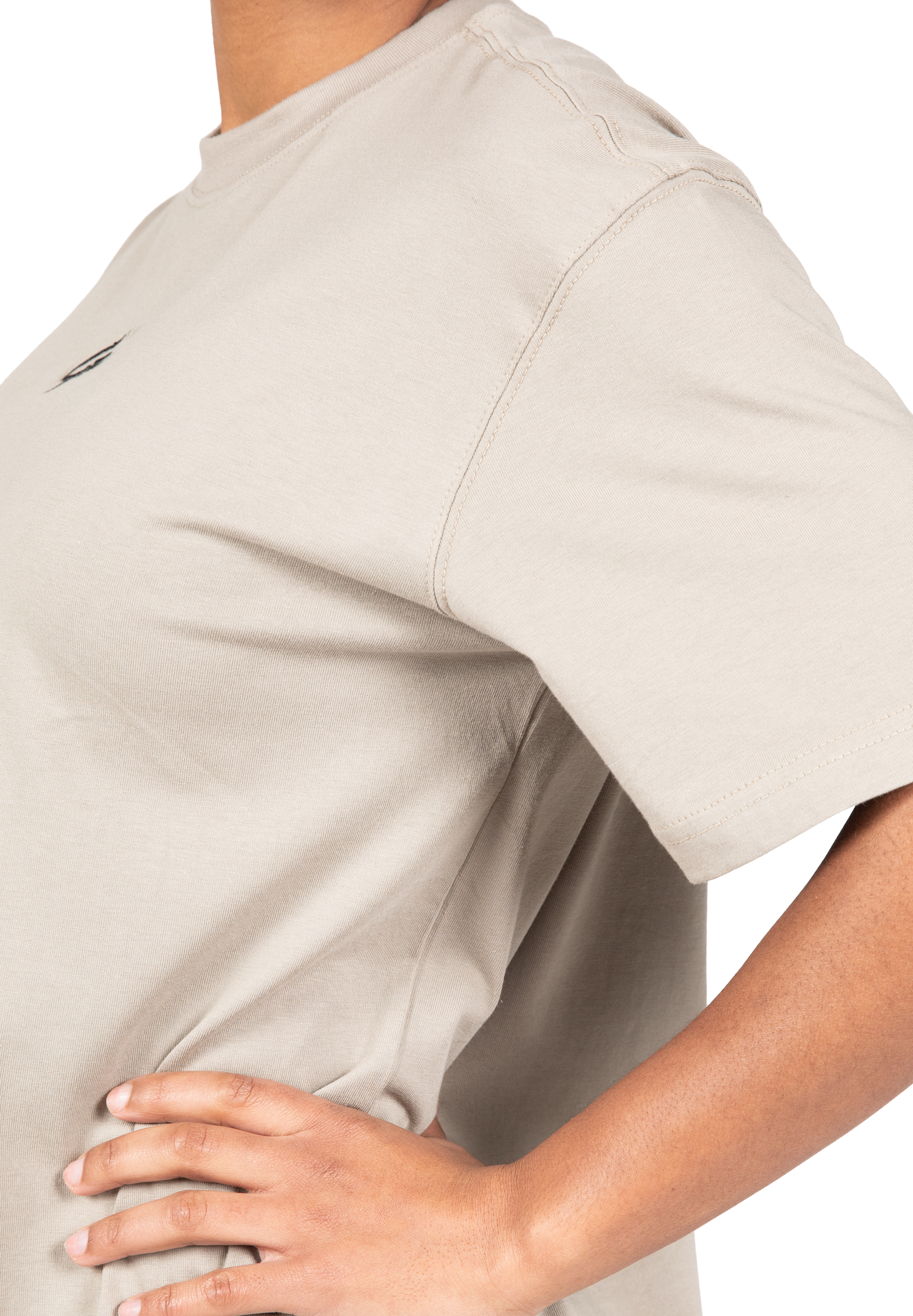 Gorilla Wear Bixby Oversized T-Shirt T-Shirt & Tops Beige