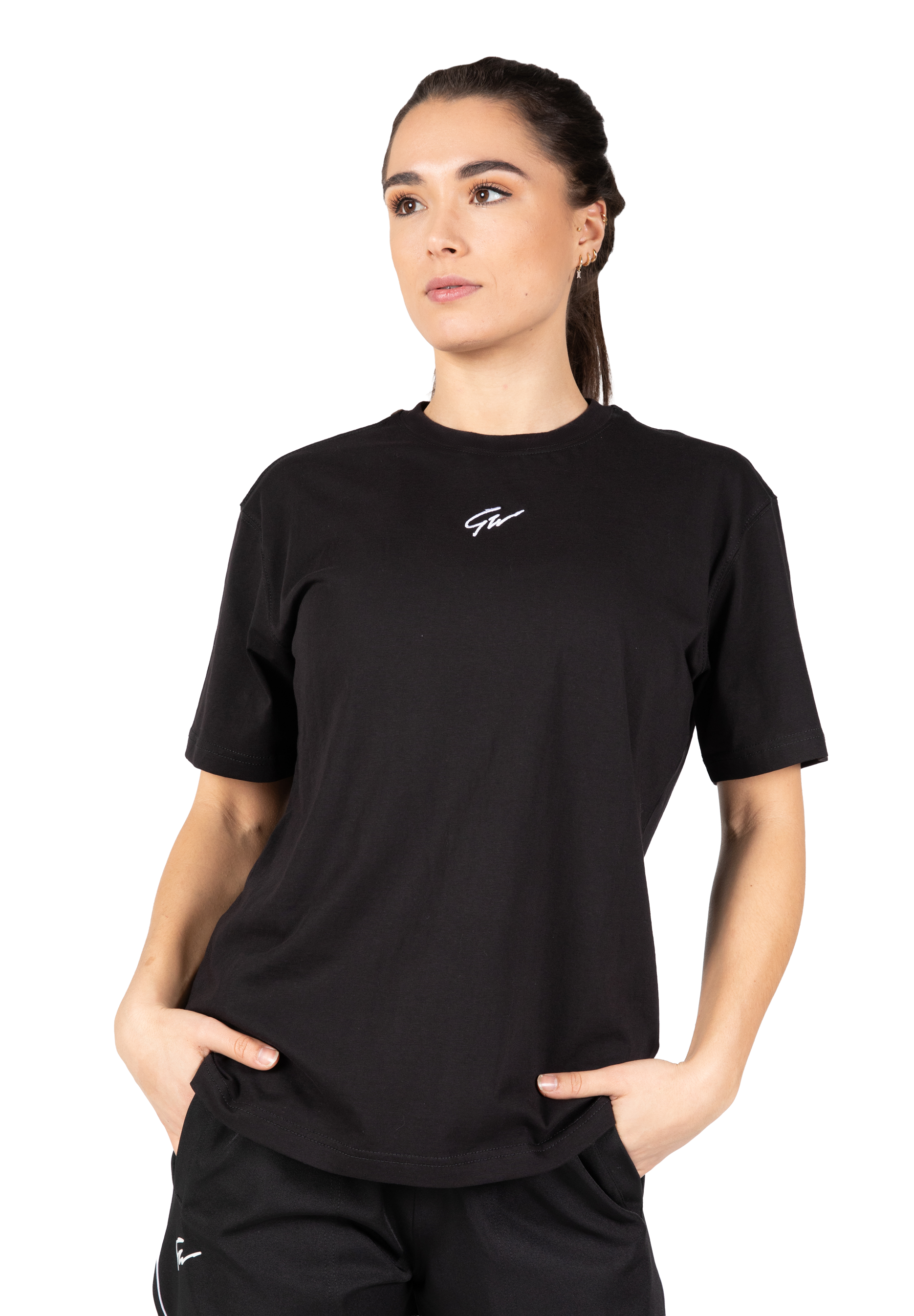 Gorilla Wear Bixby Oversized T-Shirt T-Shirt & Tops Black
