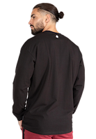 Gorilla Wear Boise Oversized Long Sleeve T-Shirt & Tops Black