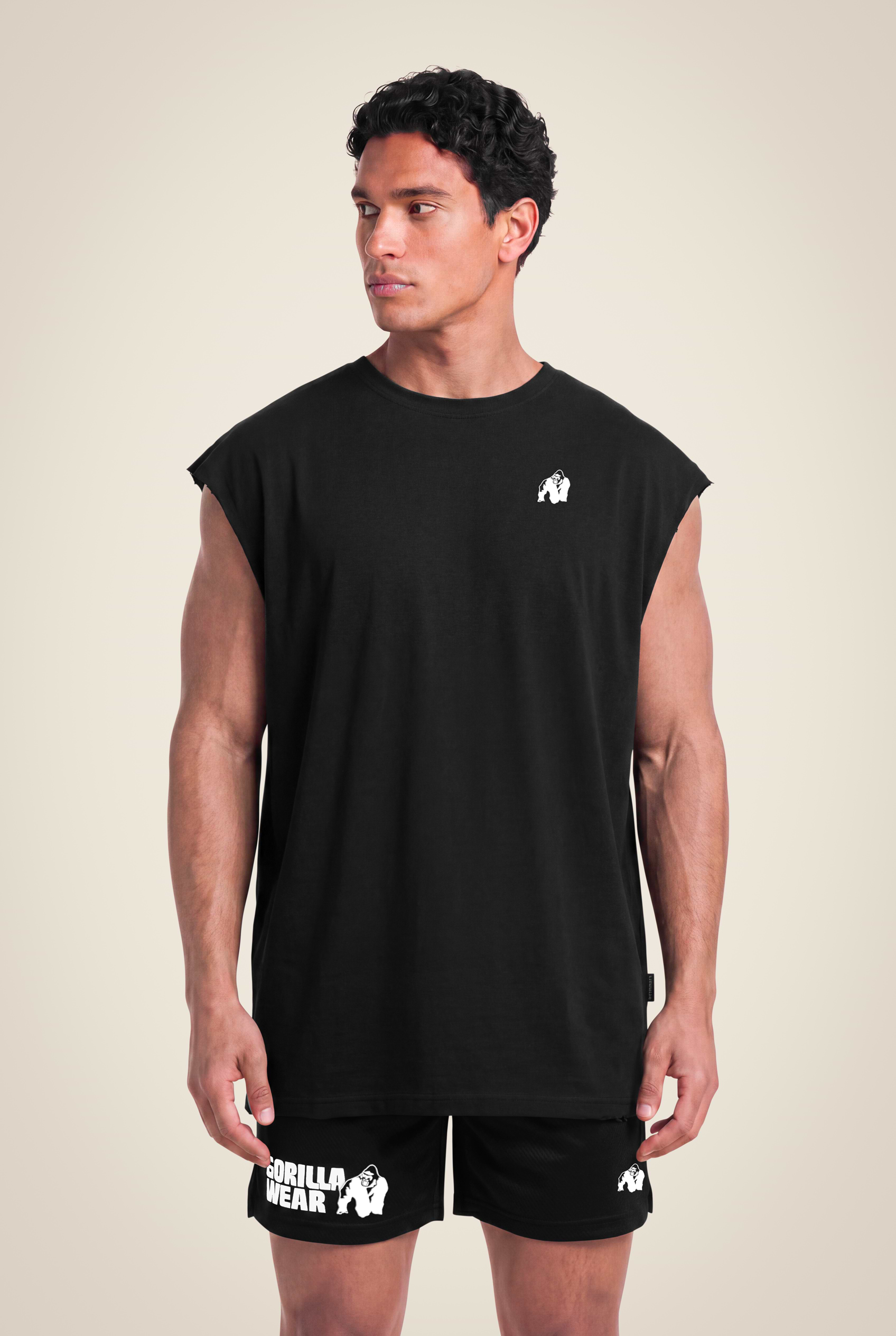 Gorilla Wear Bouse Cut Off Tank Top Tank Top Black