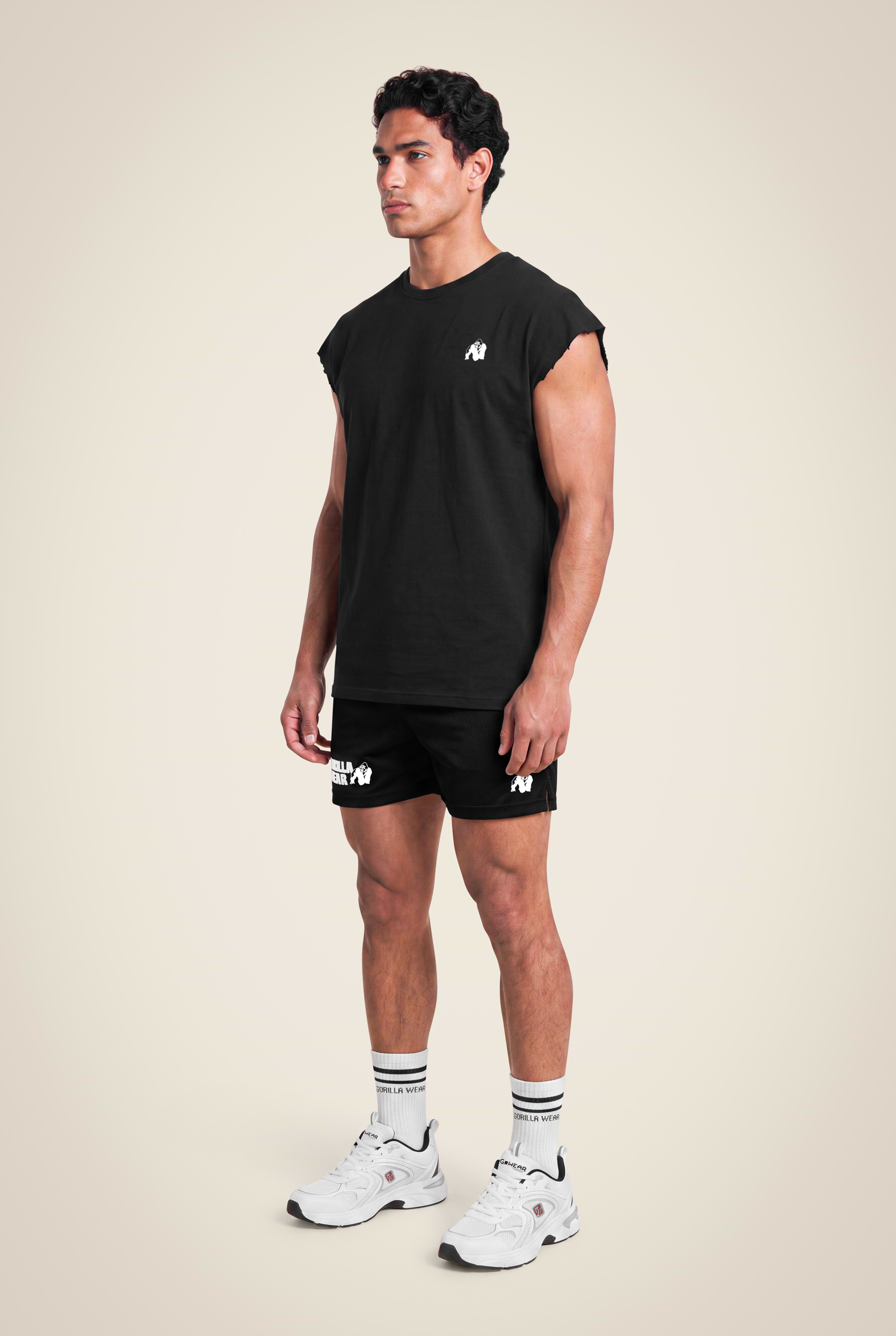 Gorilla Wear Bouse Cut Off Tank Top Tank Top Black