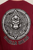 Gorilla Wear Bouse Cut Off Tank Top Tank Top Burgundy