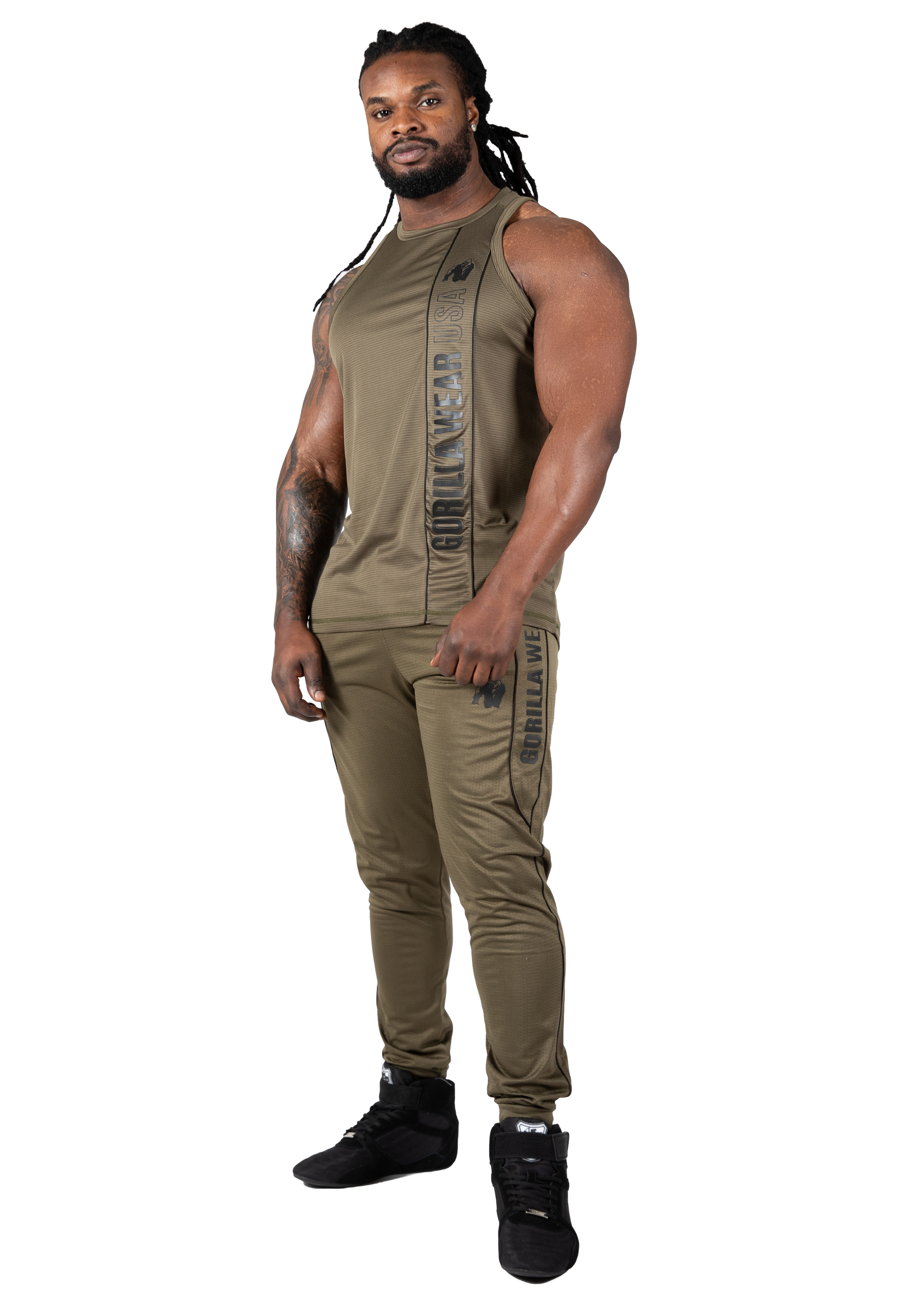 Gorilla Wear Branson Tank Top Tank Top Army Green/Black