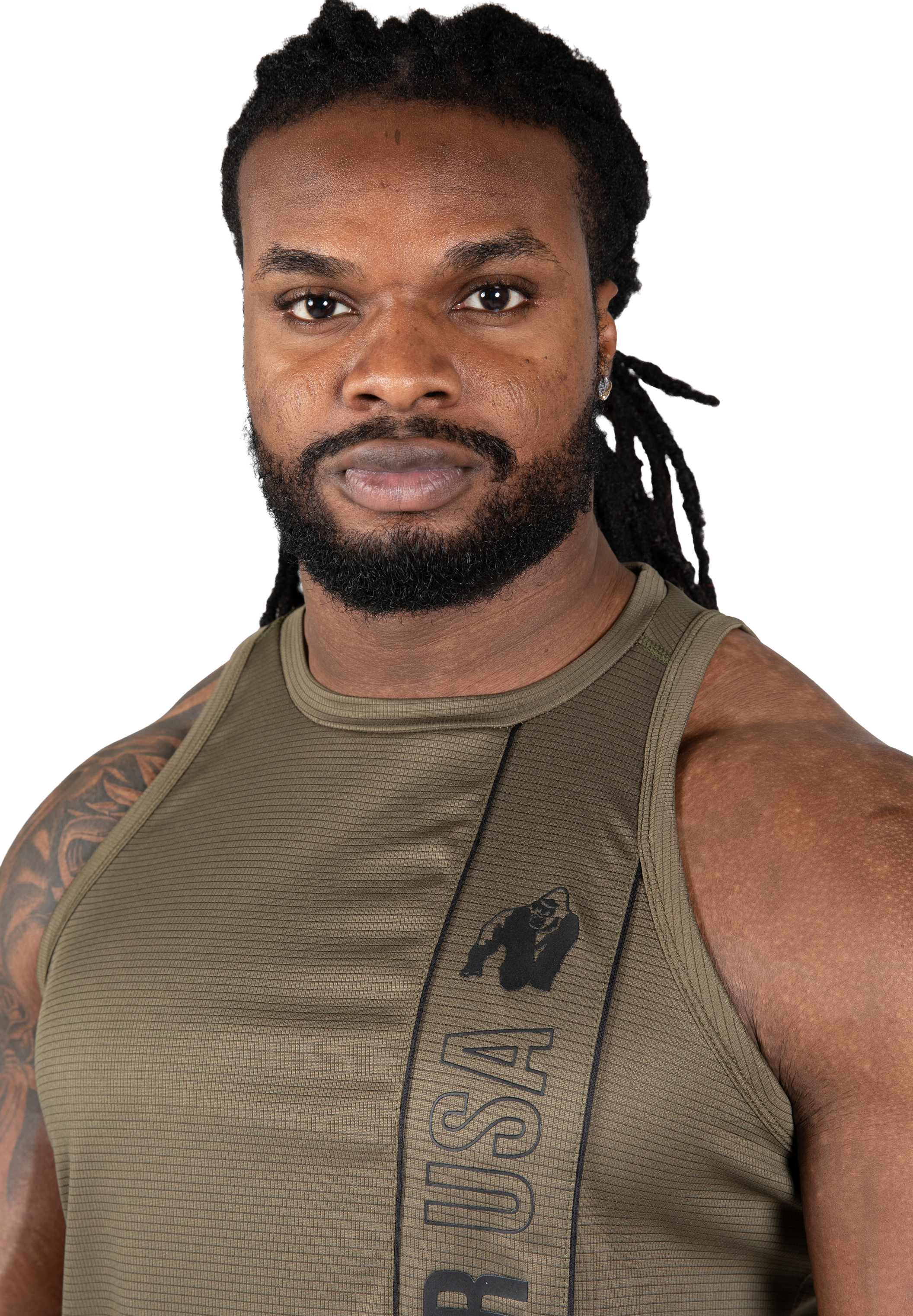 Gorilla Wear Branson Tank Top Tank Top Army Green/Black